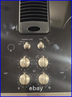 GE Profile 30 Black Glass Downdraft Cooktop Electric 4 Burners PP989SN1SS
