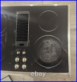 GE Profile 30 Black Glass Downdraft Cooktop Electric 4 Burners PP989SN1SS