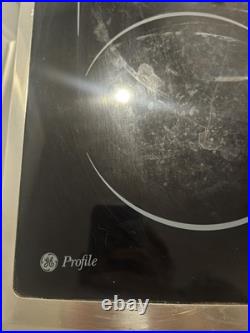 GE Profile 30 Black Glass Downdraft Cooktop Electric 4 Burners PP989SN1SS