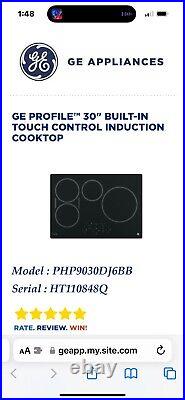 GE Profile 30 Built-In Touch Control Induction Cooktop