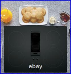 GE Profile 30 W 4-Element Electric Cooktop with Downdraft Exhaust PP9830DRBB, NEW GE Profile 30 W 4-Element Electric Cooktop with Downdraft Exhaust PP9830DRBB, NEW