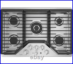 GE Profile 30 W 5-Burner Gas Cooktop with 18K BTU Burner & Simmer PGP9030SLSS NEW