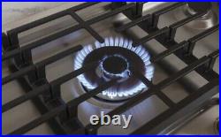 GE Profile 30 W 5-Burner Gas Cooktop with 18K BTU Burner & Simmer PGP9030SLSS NEW