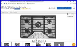GE Profile 30 W 5-Burner Gas Cooktop with 18K BTU Burner & Simmer PGP9030SLSS NEW