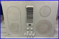 GE Profile 30 White Downdraft Electric Glass Cooktop Stove Top JP989K0D1CC
