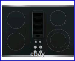 GE Profile 30 in. 4 Burner Element Downdraft Electric Cooktop Stainless Steel