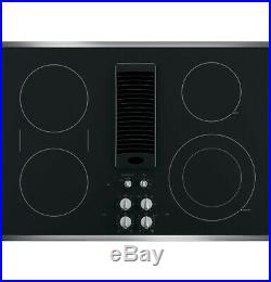 GE Profile 30-in Downdraft Electric Radiant Cooktop PP9830SJSS