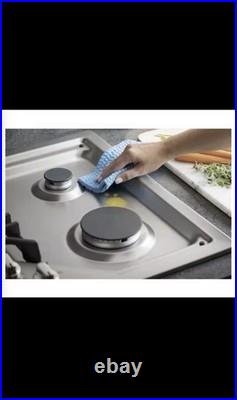 GE Profile 30 in Gas Cooktop Stainless Steel 5 Burners Tri-Ring PGP9030SLSS READ
