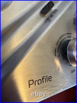 GE Profile 30 in Gas Cooktop Stainless Steel 5 Burners Tri-Ring PGP9030SLSS READ