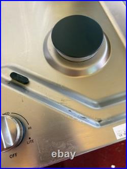 GE Profile 30 in Gas Cooktop Stainless Steel 5 Burners Tri-Ring PGP9030SLSS READ