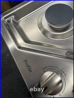 GE Profile 30 in. Gas Cooktop in Stainless Steel with 5 Burners PGP7030SLSS