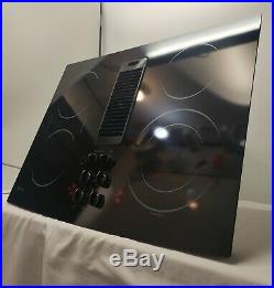 GE Profile 30 inch Downdraft Electric Radiant Cooktop PP989DN2BB Stovetop Glass