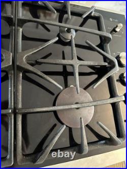 GE Profile 30Gas Glass Cooktop burners side Stainless controls JGP940SEK2SS