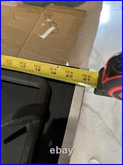 GE Profile 30Gas Glass Cooktop burners side Stainless controls JGP940SEK2SS