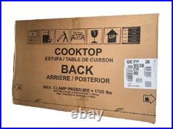 GE Profile 30in 4 Burner Element Electric Cooktop, Black PP9830DRBB