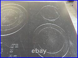 GE Profile 36 Black Glass Electric Cooktop Stovetop FREE SHIPPING TESTED