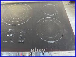 GE Profile 36 Black Glass Electric Cooktop Stovetop FREE SHIPPING TESTED