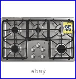 GE Profile 36 Built-in Stainless 5 Burner Gas Cooktop with PowerBoil PGP966SETSS