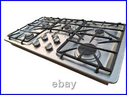 GE Profile 36 Built-in Stainless 5 Burner Gas Cooktop with PowerBoil PGP966SETSS