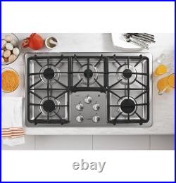GE Profile 36 Built-in Stainless 5 Burner Gas Cooktop with PowerBoil PGP966SETSS