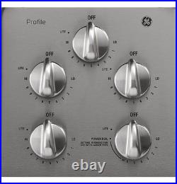 GE Profile 36 Built-in Stainless 5 Burner Gas Cooktop with PowerBoil PGP966SETSS