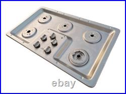 GE Profile 36 Built-in Stainless 5 Burner Gas Cooktop with PowerBoil PGP966SETSS