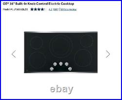 GE Profile 36 Electric Cooktop Built In