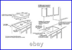 GE Profile 36 Electric Cooktop Built In