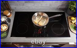 GE Profile 36'' W 5-Element Smart Induction Cooktop with Dual Zone PHP9036STSS NEW GE Profile 36'' W 5-Element Smart Induction Cooktop with Dual Zone PHP9036STSS NEW