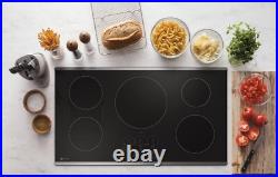 GE Profile 36'' W 5-Element Smart Induction Cooktop with Dual Zone PHP9036STSS NEW GE Profile 36'' W 5-Element Smart Induction Cooktop with Dual Zone PHP9036STSS NEW