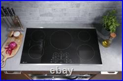 GE Profile 36'' W 5-Element Smart Induction Cooktop with Dual Zone PHP9036STSS NEW GE Profile 36'' W 5-Element Smart Induction Cooktop with Dual Zone PHP9036STSS NEW