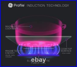 GE Profile 36'' W 5-Element Smart Induction Cooktop with Dual Zone PHP9036STSS NEW GE Profile 36'' W 5-Element Smart Induction Cooktop with Dual Zone PHP9036STSS NEW