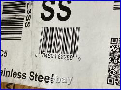 GE Profile 36 inch 5 Burner Gas Cooktop, Stainless Steel, Missing Center Grate