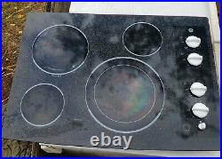 GE Profile Electric 4 Burner 30 Ceramic Glass Radiant Surface Cooktop