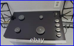 GE Profile JGP940SEKSS 30 Inch Gas GLASS Cooktop With 4 SEALED BURNERS