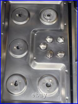 GE Profile JGP989 30 Gas Downdraft Cooktop Stainless 4 Burner with Parts