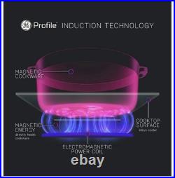 GE Profile PHP9036DTBB 36 Inch Induction Smart Cooktop with 5 Elements