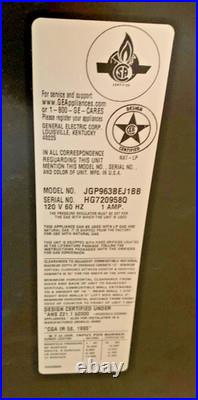 GE Profile Series 36 Built-In Gas Cooktop 5-Burners Black Model JGP963BEJ