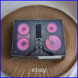 GE Profile Series Electric Cooktop Downdraft Glass 30 Black Please See Details