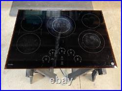 GE Profile Series PP9030DJ1BB 30 Built-In Electric Cooktop Black 5 Elements GE Profile Series PP9030DJ1BB 30 Built-In Electric Cooktop Black 5 Elements