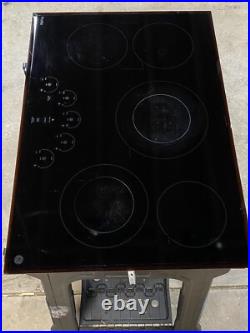 GE Profile Series PP9030DJ1BB 30 Built-In Electric Cooktop Black 5 Elements GE Profile Series PP9030DJ1BB 30 Built-In Electric Cooktop Black 5 Elements