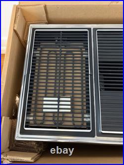 GE Vintage 36 Electric Cooktop with Grill & Downdraft Model JP676 New Open Box