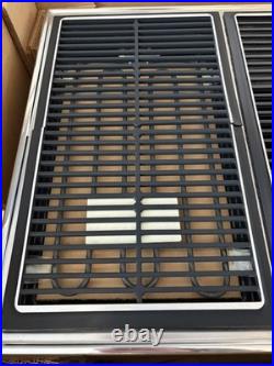 GE Vintage 36 Electric Cooktop with Grill & Downdraft Model JP676 New Open Box