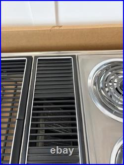 GE Vintage 36 Electric Cooktop with Grill & Downdraft Model JP676 New Open Box