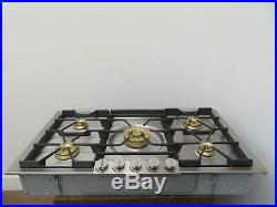 Gaggenau 36 Gas Cooktop with 5 Sealed Brass Burners VG295114CA imgs