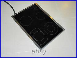 Gaggenau Ck171614 27 Electric Touch Control Cooktop Black With Stainless Trim