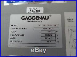 Gaggenau Induction Cooktop New Old Stock Flawless 8200w