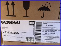 Gaggenau VG232220CA Vario 200 Series Gas Cooktop Stainless Steel NEW OPEN BOX