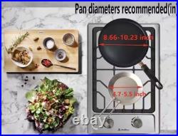 Gas Cooktop 2 Burner Propane Cooktop 12 Inch Gas Stove Thermocouple Protection