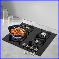 Gas Cooktop Stove Top 4 Burners NG/LPG Built-in Kitchen Gas Stove Tempered Glass Gas Cooktop Stove Top 4 Burners NG/LPG Built-in Kitchen Gas Stove Tempered Glass